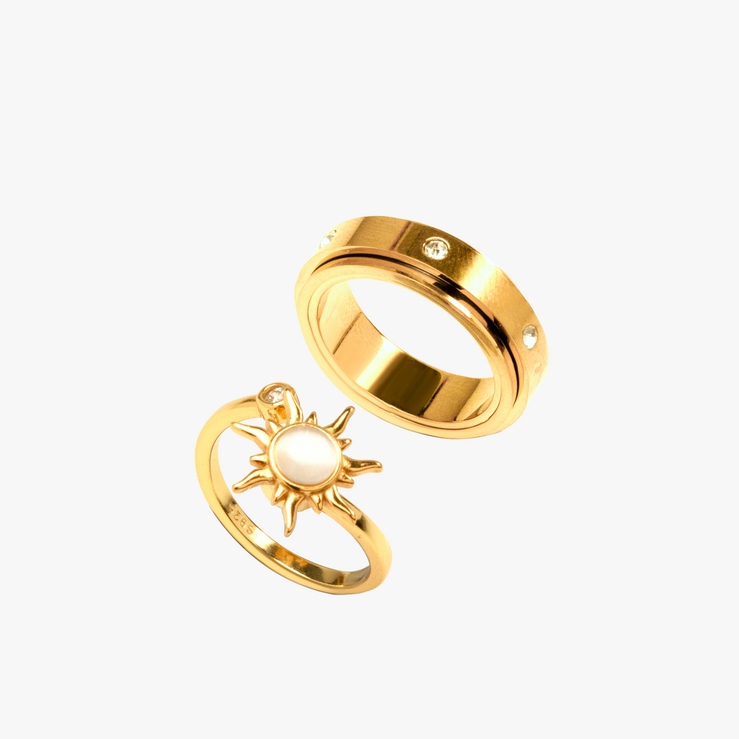Sunflare Duo Clam Ring Bundle