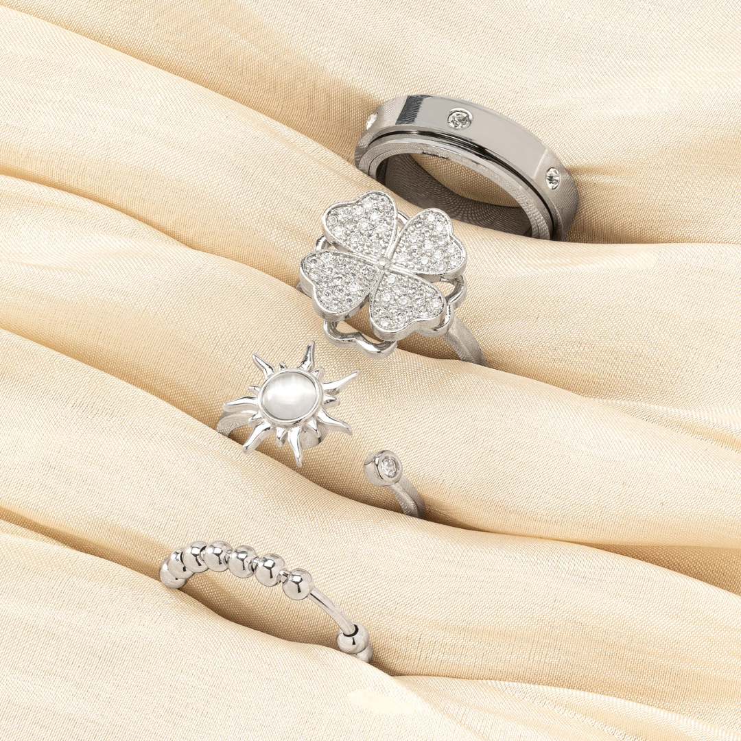 Lunar Garden Clam Ring Bundle